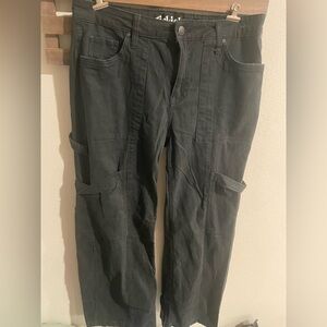 Girlish mid rise wide leg black pants size 9‎ Juniors